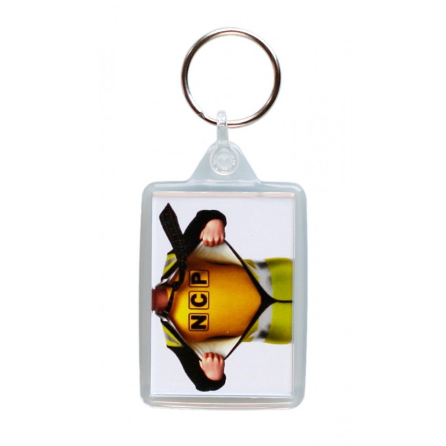 Promotional Rectangular Budget Keyring