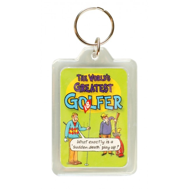 Promotional Prestige Rectangular Keyring