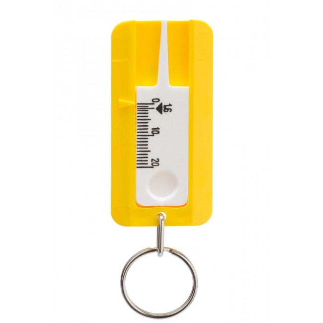 Promotional Tyre Gauge Keyring - Image 1