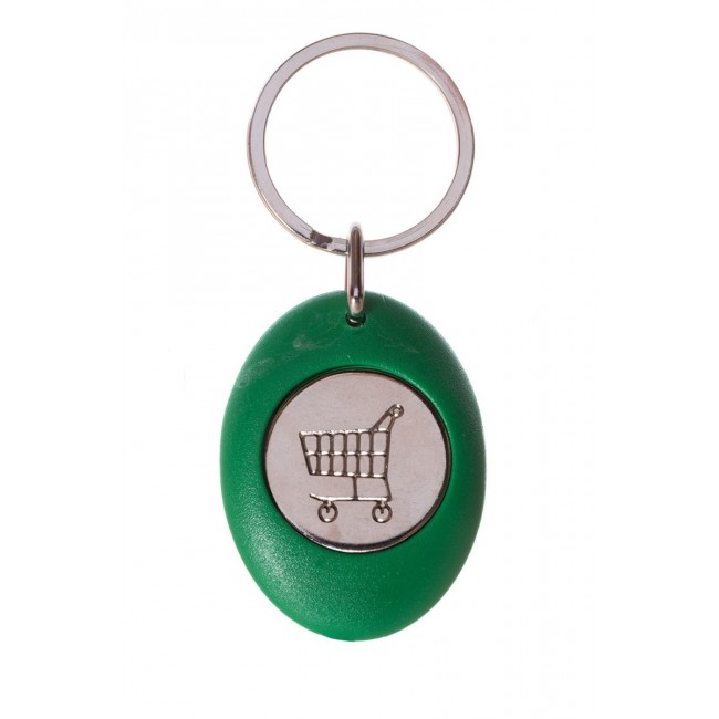 Promotional Trolley Coin Keyring - Image 3