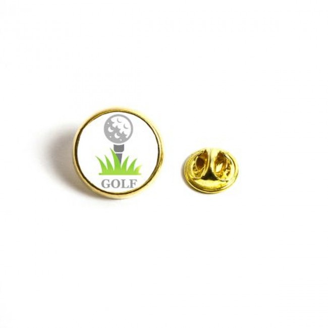 Promotional Round Metal Pin Badge - Image 2