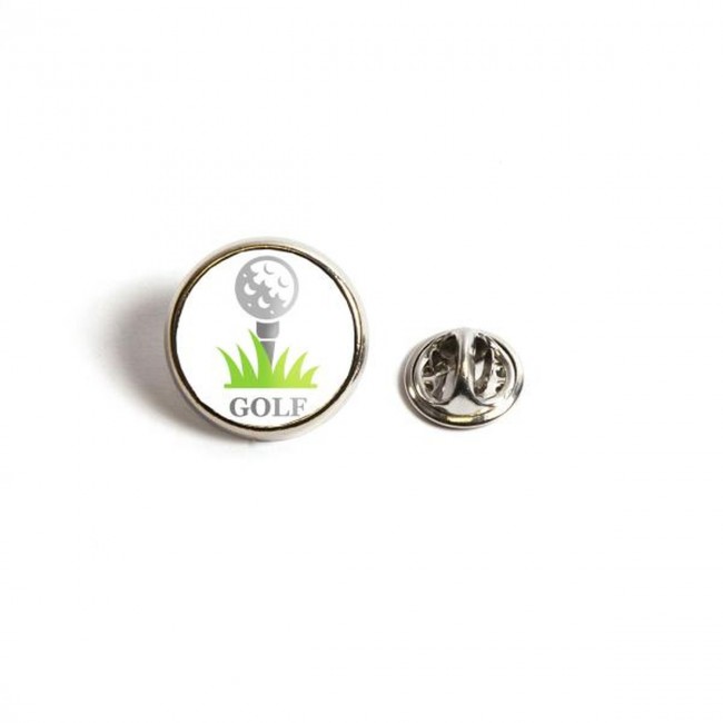 Promotional Round Metal Pin Badge - Image 1