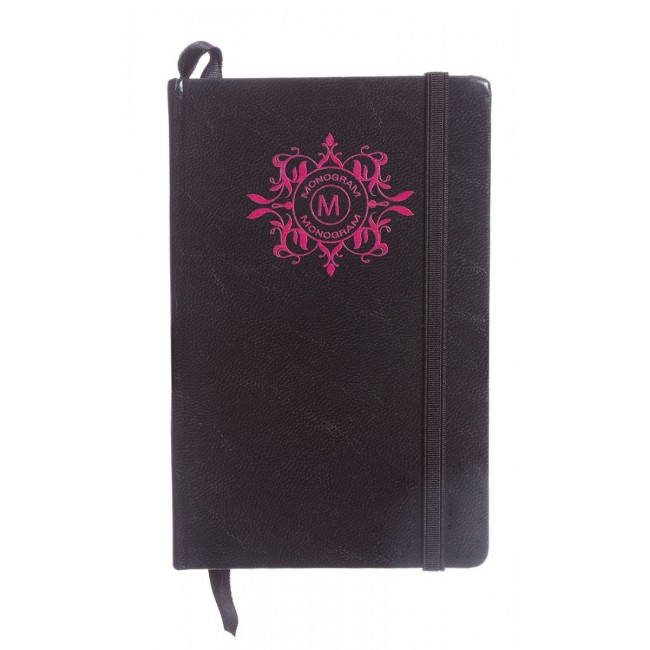 Promotional A6 Leathergrain Hard Back Notebook - Image 2