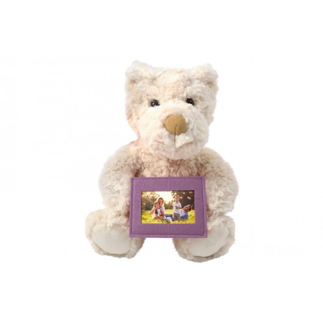 Promotional Teddy with felt frame - Image 1