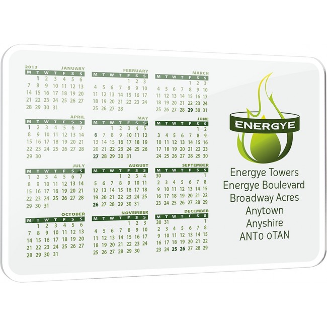 Promotional Large or calendar style acrylic coaster