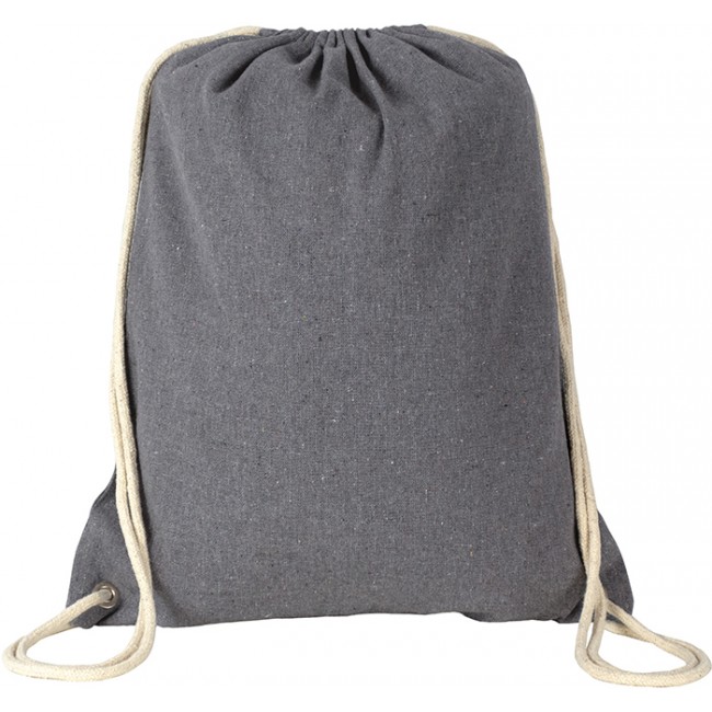 Promotional Newchurch Eco Recycled Cotton 6.5oz Drawstring Rucksack