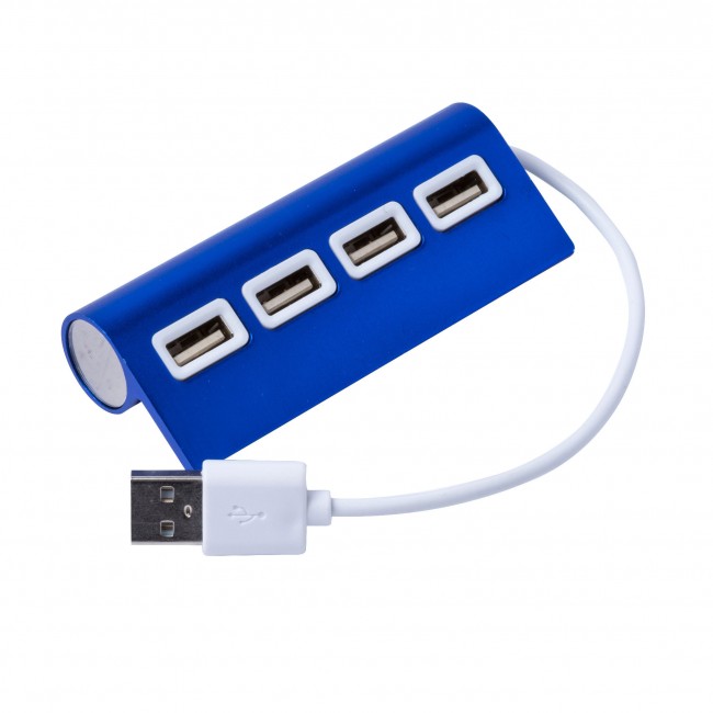 Promotional 4 Ports USB Aluminium Alloy Hub - Image 3