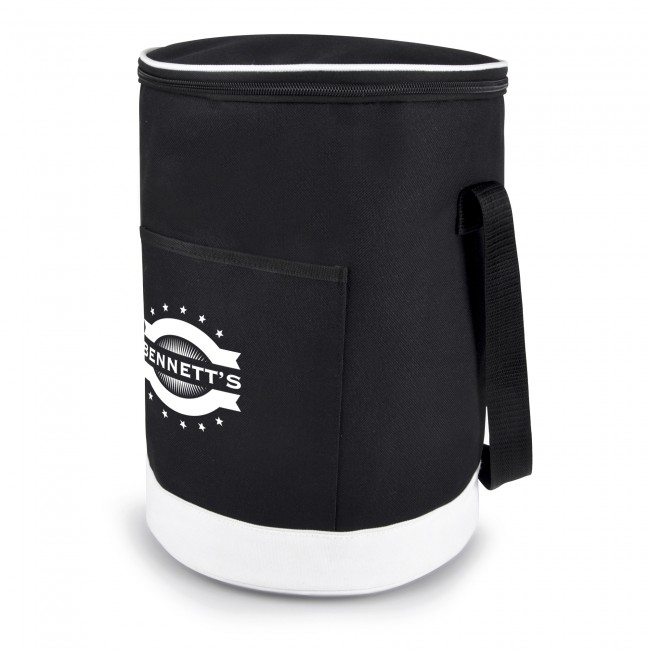 Promotional Cylinder Polyester Cooler Bag - Image 2