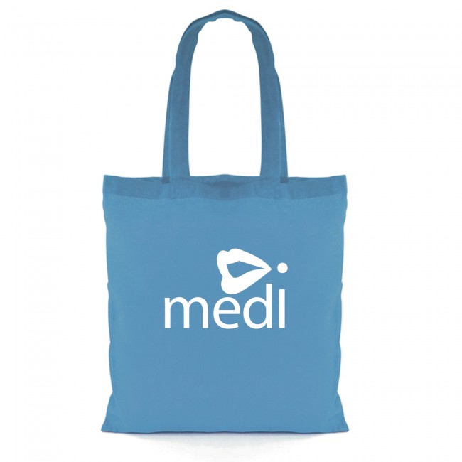 Promotional Budget Coloured Cotton Shopper Bag - Image 3