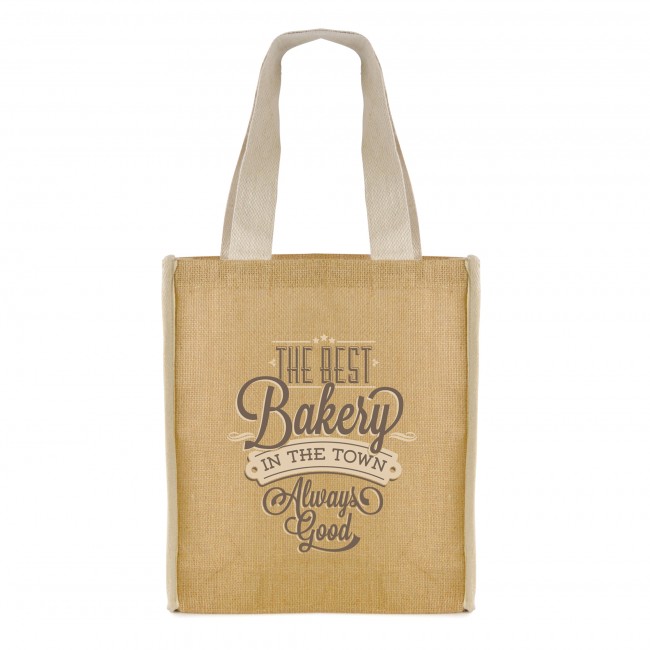 Promotional Lynx Jute Shopper - Image 1