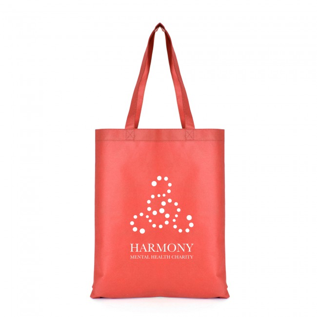 Promotional Two Tone Recyclable Non-Woven Shopper - Image 1