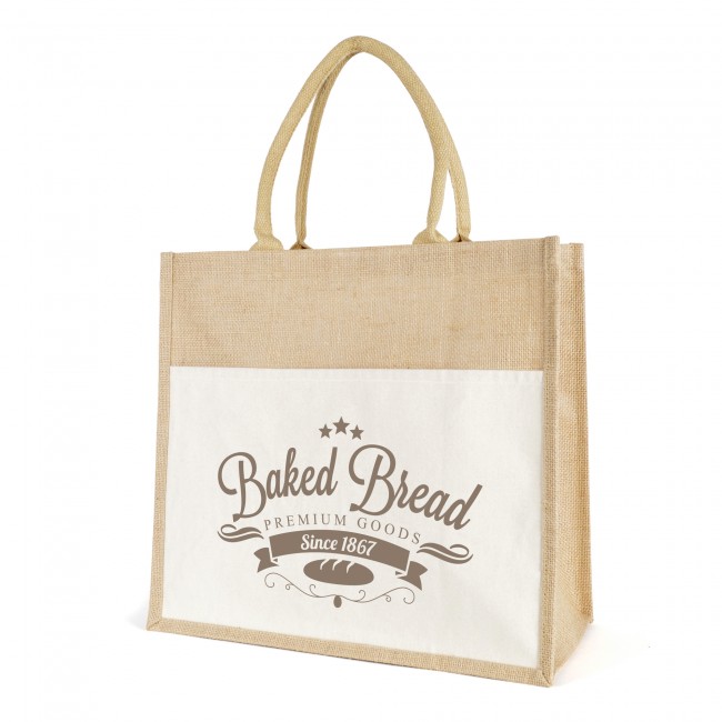 Promotional Eldon Large Laminated Jute Shopper