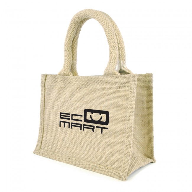 Promotional Walton Mini Natural Jute Bag - Image 4