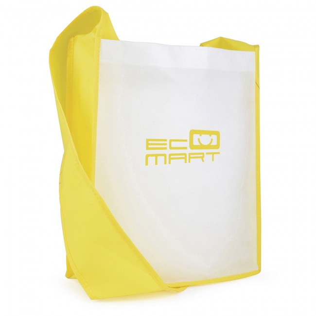 Promotional Contrast Non-Woven Messager Bag - Image 4