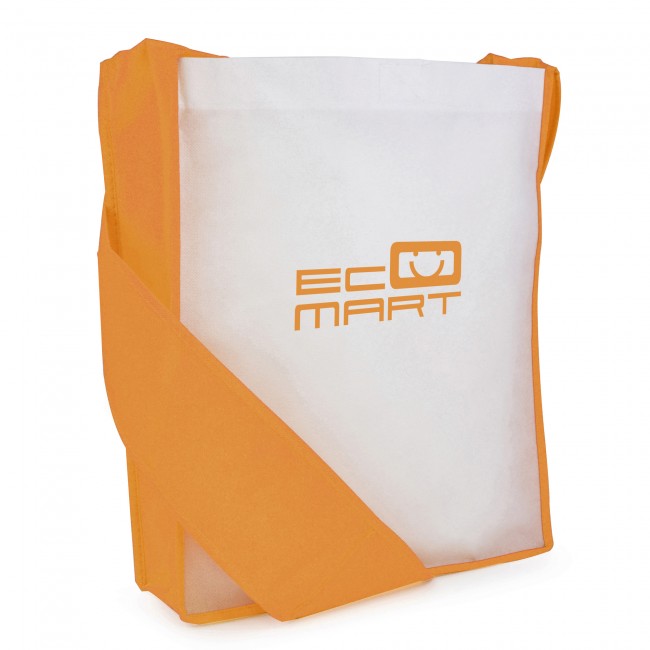 Promotional Contrast Non-Woven Messager Bag - Image 6