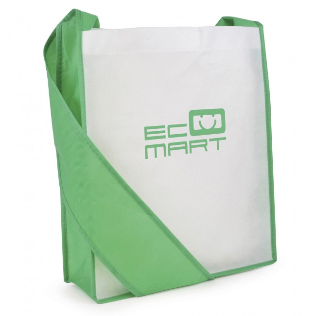 Promotional Contrast Non-Woven Messager Bag - Image 8