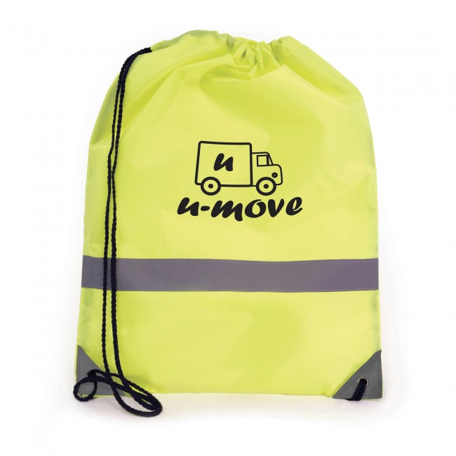 Promotional Celsius Reflective Drawstring Bag - Image 3