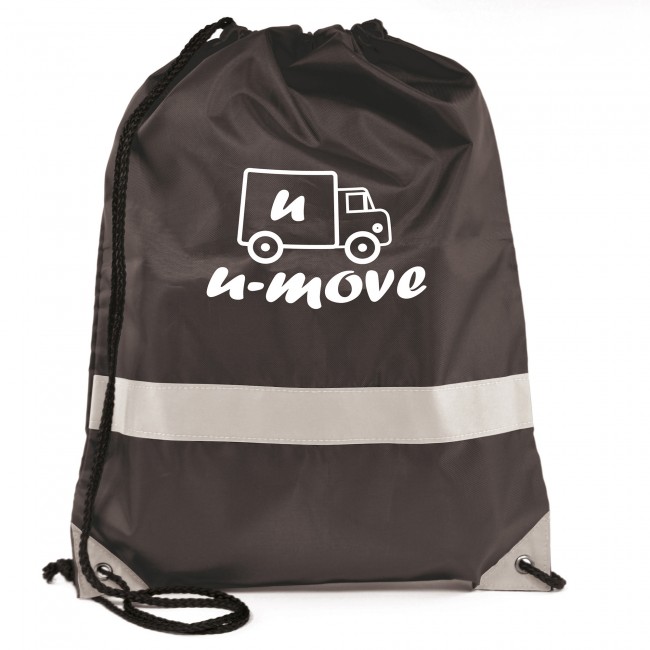 Promotional Celsius Reflective Drawstring Bag - Image 4