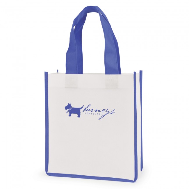 Promotional Mini Contrast  Recyclable Non-Woven Shopper - Image 2