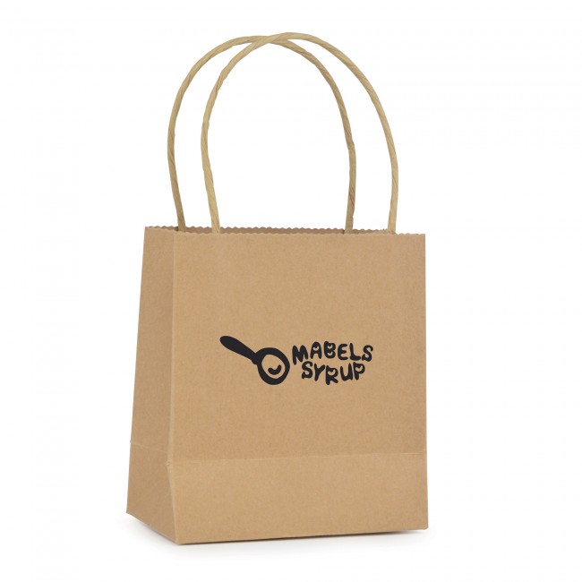 Promotional Brunswick Natural Coloured Paper Bag - Image 3