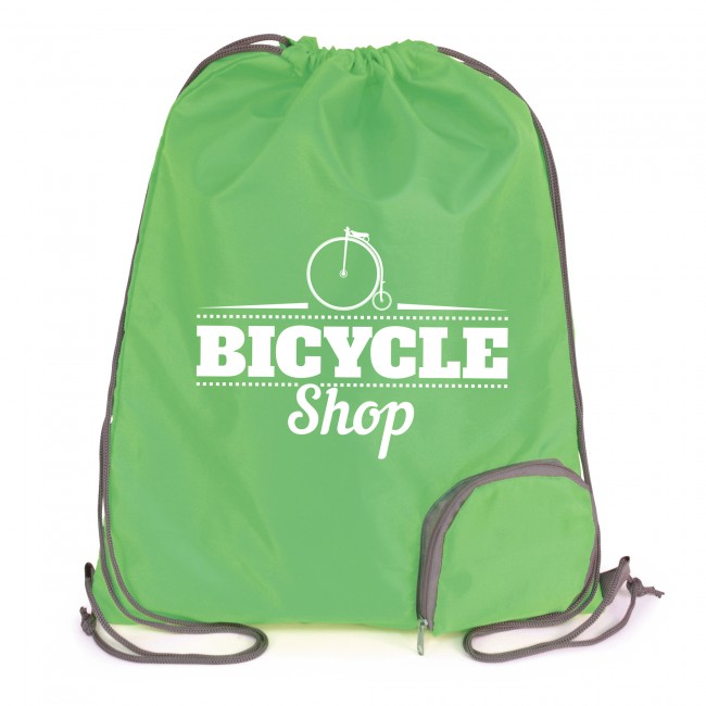 Promotional Weybridge Large Drawstring Bag - Image 5