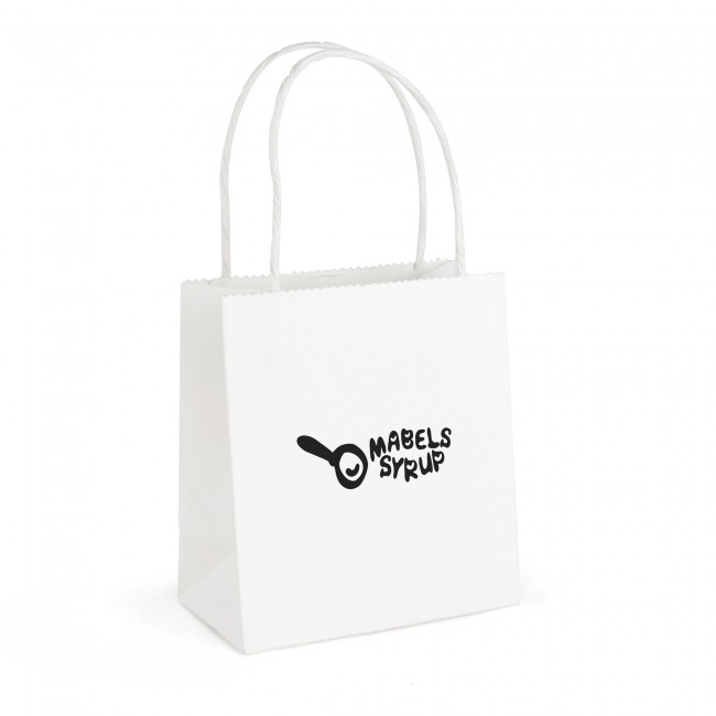 Promotional Brunswick White Paper Bag - Image 2