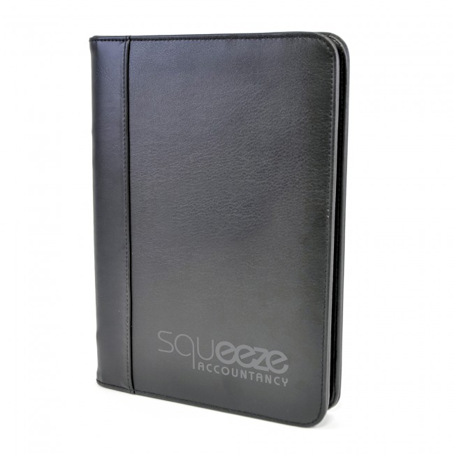 Promotional Dromore A5 Zipped folder - Image 1