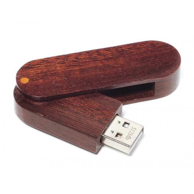 Promotional Wood Twister USB FlashDrive