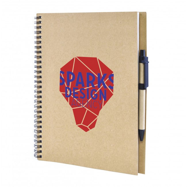 Promotional Lacrimoso A4 Recycled Wiro Bound Notepad