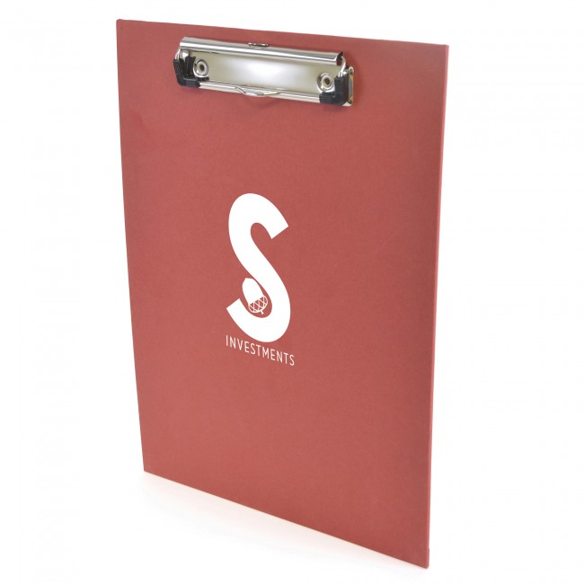 Promotional Bristol A4 Hard Backed Paper Clipboard - Image 3