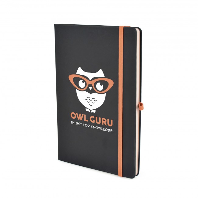 Promotional A5 Black Notebook - Image 2