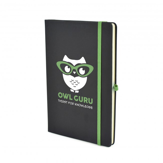 Promotional A5 Black Notebook - Image 5