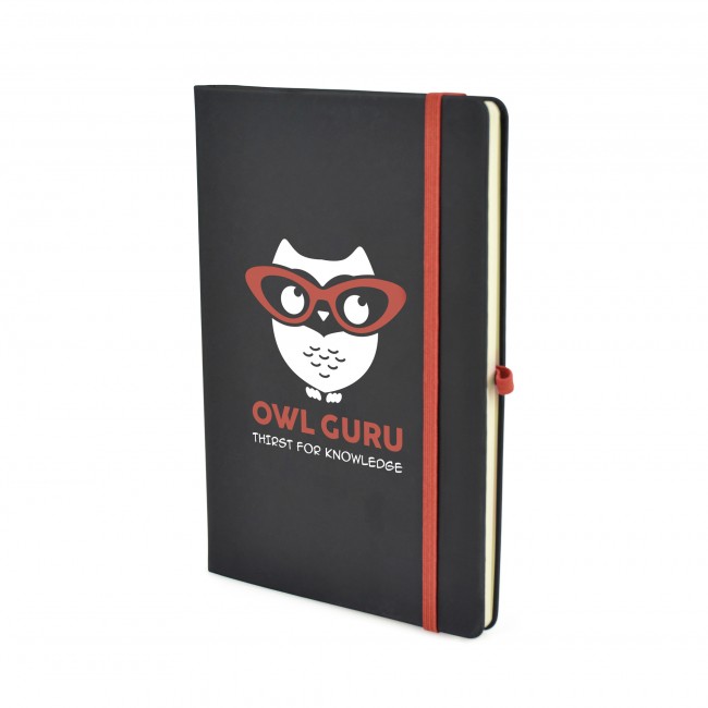 Promotional A5 Black Notebook - Image 1