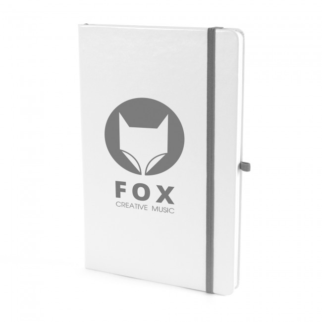 Promotional A5 White Notebook - Image 1