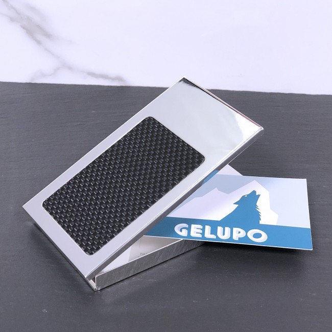 Promotional Business Card Case - Carbon Fibre