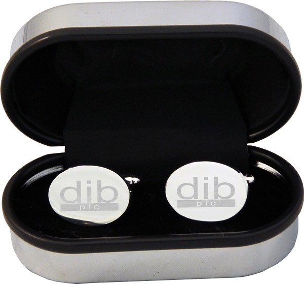 Promotional Printed Cufflinks - Various Shapes - Image 1