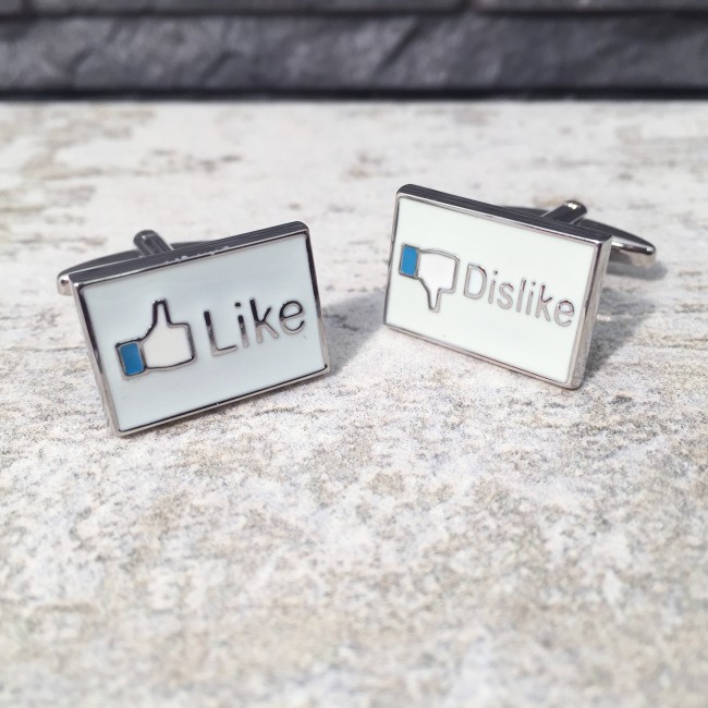 Promotional Like / Dislike Cufflinks