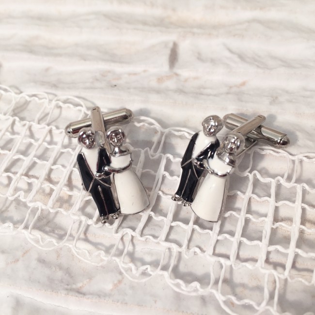 Promotional Bride and Groom Cufflinks