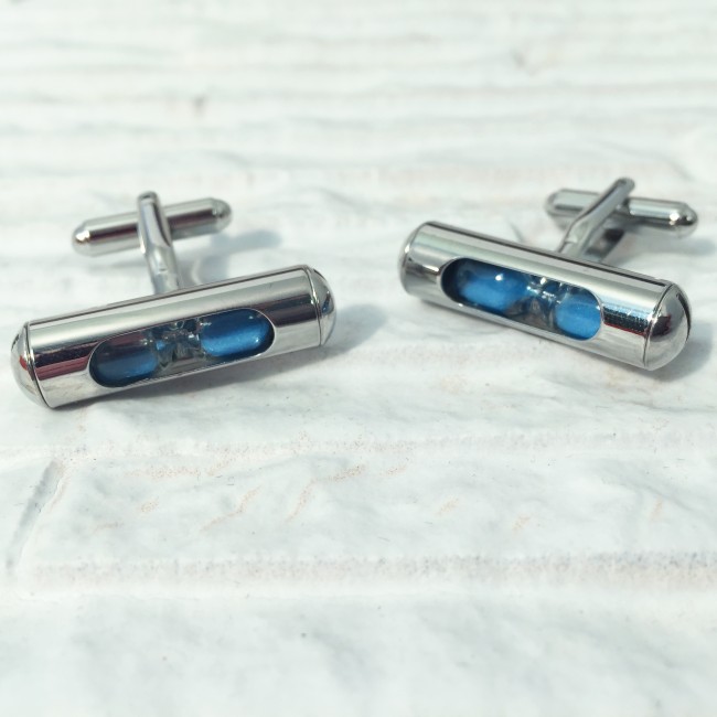 Promotional Sand Timer Cufflinks