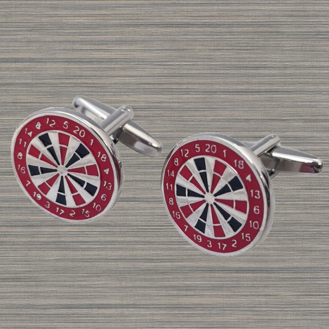 Promotional Dartboard Cufflinks