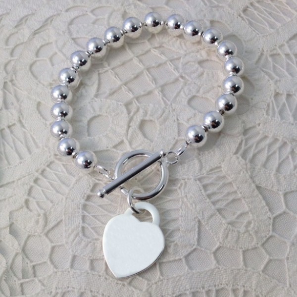 Promotional Messina Silver Plated Ball Bracelet