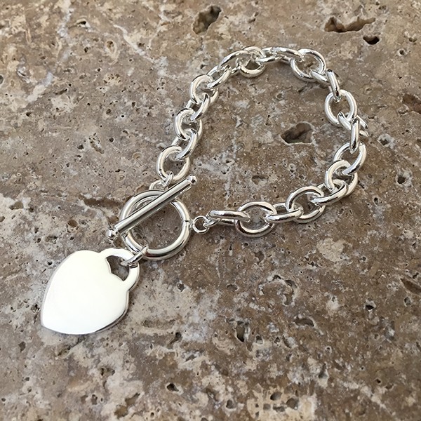 Promotional Arcas Silver Plated Chain Bracelet