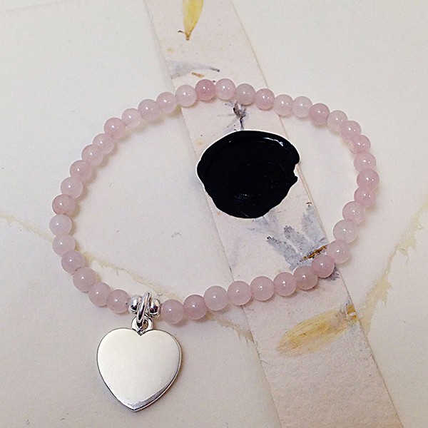 Promotional Rosario Childrens Pink Pearl Bracelet