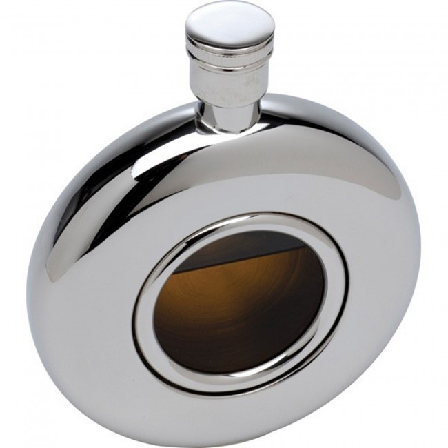 Promotional Round Window Flask