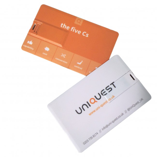 Promotional Credit Card USB Flash Drive - 4GB