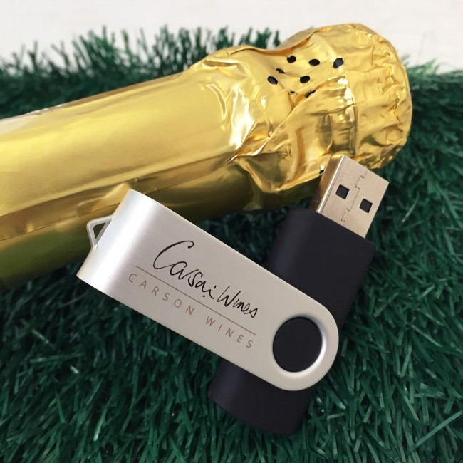 Promotional Twsiter USB Flash Drive - 4GB