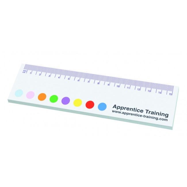 Promotional Sticky-Smart Ruler Notes