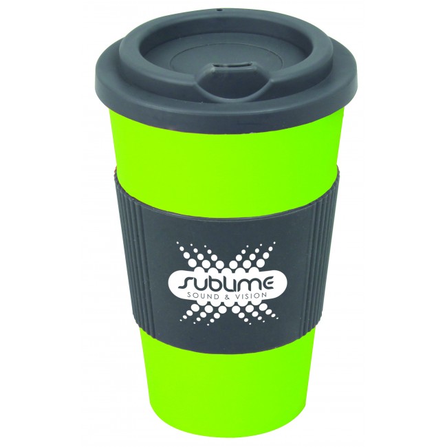 Promotional Smart-Mug Caffe Silicone Grip