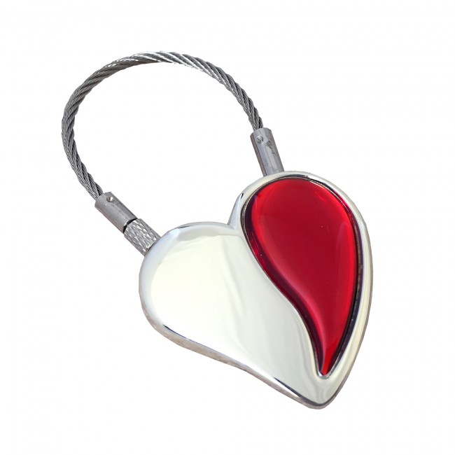 Promotional Red Heart Keyring