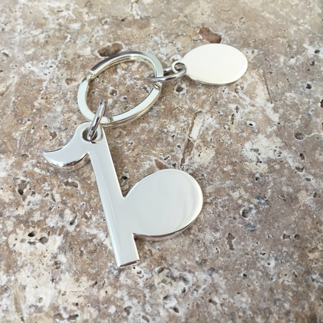 Promotional Musical Note Keyring